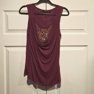 Apt 9 Purple Raceback Dress Tank